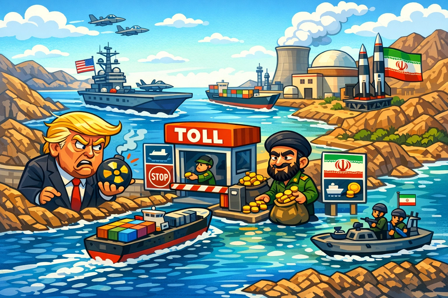 Hormuz riapre? No: Iran limita i transiti con pedaggi e smentisce Trump sul nucleare