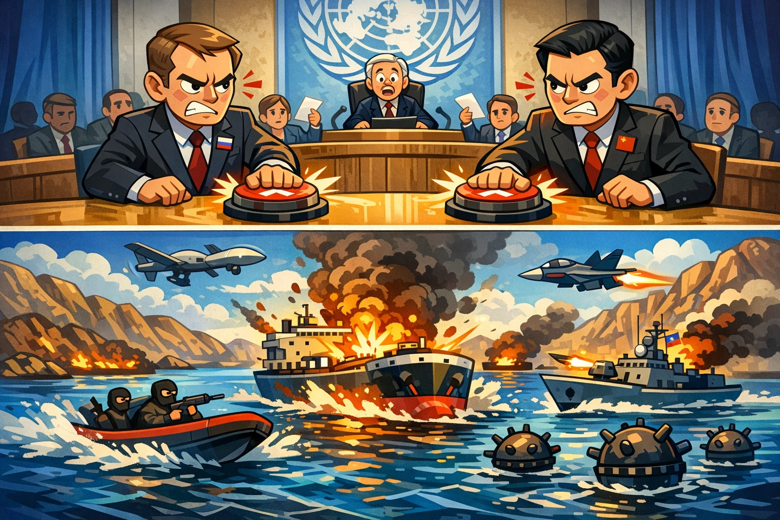 Hormuz, veto di Russia e Cina all’Onu: bocciata la risoluzione sulla sicurezza dello stretto