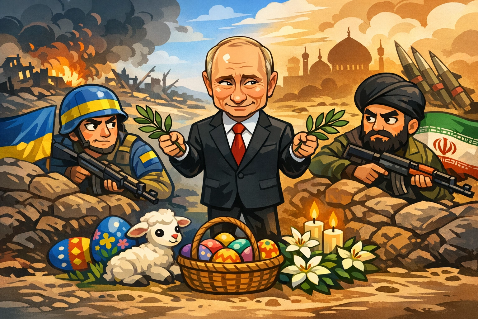 Putin tra Ucraina e Iran: la tregua pasquale nella strategia russa